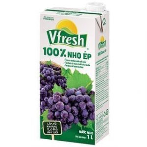 Nước nho ép Vfresh Vinamilk hộp 1L