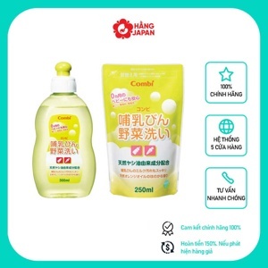 Nước rửa bình sữa Combi 250ml dạng túi