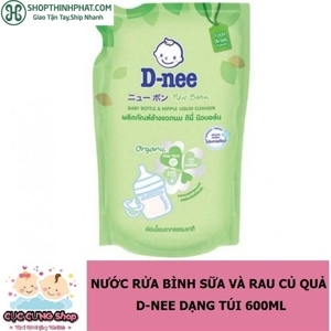 Nước rửa bình sữa Dnee - dạng gói 600ml