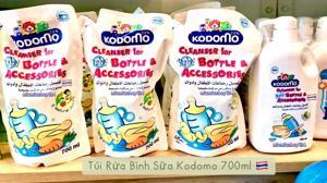 Nước rửa bình sữa Kodomo - Dạng túi 700ml