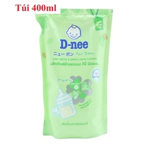 Nước rửa bình sữa và rau quả D-nee - Dạng túi 400ml