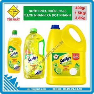 Nước Rửa Chén Sunlight Chanh Dạng Chai 1.5kg