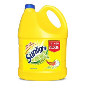 Nước Rửa Chén Sunlight Chanh Dạng Chai 4kg