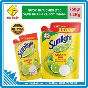 Nước Rửa Chén Sunlight Chanh Dạng Túi 1.4kg