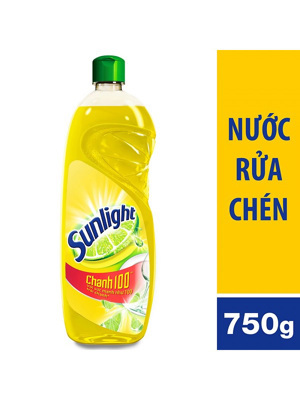 Nước Rửa Chén Sunlight Chanh Dạng Chai 750ml