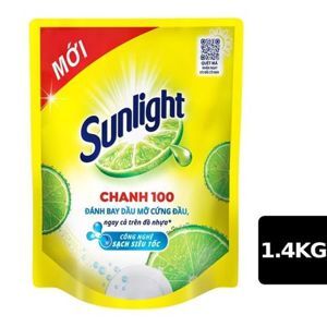 Nước Rửa Chén Sunlight Chanh Dạng Túi 1.4kg