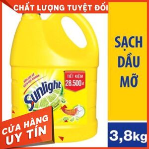 Nước Rửa Chén Sunlight Chanh Dạng Chai 3.8kg