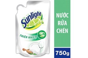 Nước rửa chén Sunlight thiên nhiên 750gr (túi)