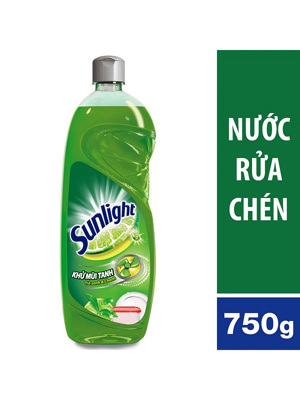 Nước Rửa Chén Sunlight Trà Xanh Dạng Chai 750ml