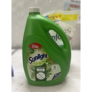 Nước Rửa Chén Sunlight Trà Xanh Dạng Chai 3.8kg