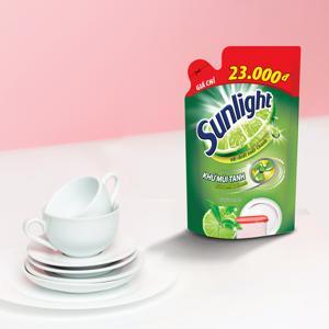 Nước Rửa Chén Sunlight Trà Xanh Dạng Túi 750ml