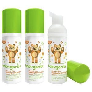 Nước rửa tay khô cho mẹ và bé Babyganics 50ml