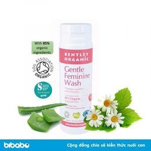 Nước rửa tay khô hữu cơ dạng bọt cho mẹ và bé Bentley Organic 50ml