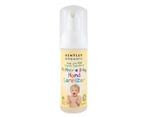 Nước rửa tay khô hữu cơ dạng bọt cho mẹ và bé Bentley Organic 50ml