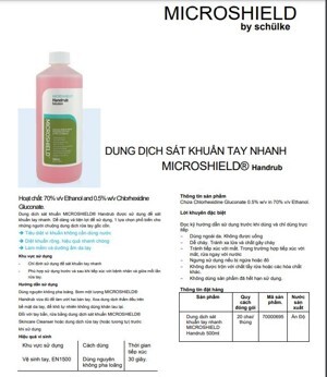 Nước rửa tay khô Microshield Handrub