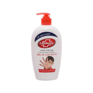 Nước rửa tay Lifebuoy bảo vệ vượt trội dạng chai 500g