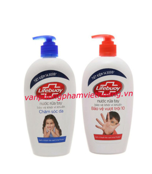 Nước rửa tay Lifebuoy chăm sóc da 180g