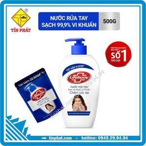 Nước rửa tay Lifebuoy Chăm sóc da tay 500g