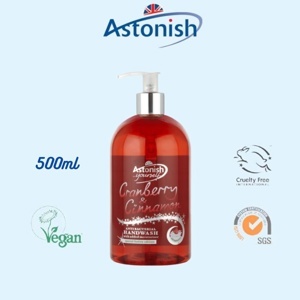 Nước rửa tay thảo dược nam việt quất & quế Astonish C4650 500ml