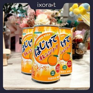 Nước Soda Sangaria Hajikete vị Cam