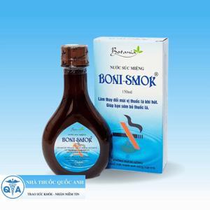 Nước súc miệng cai thuốc lá Boni-smok 150ml