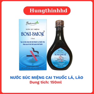 Nước súc miệng cai thuốc lá Boni-smok 150ml