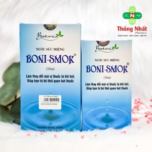 Nước súc miệng cai thuốc lá Boni-smok 150ml