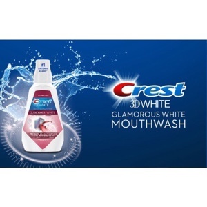 Nước súc miệng Crest 3D White Luxe Glamorous Mouthwash 946ml