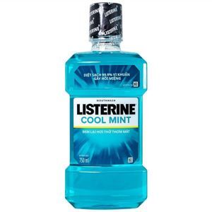 Nước súc miệng hương bạc hà Listerine Cool Mint 750ml