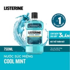 Nước súc miệng Listerine CoolMinT