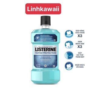 Nước súc miệng Listerine Tartar Protection 750ml