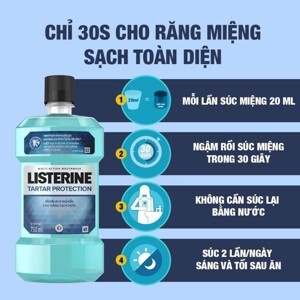 Nước súc miệng Listerine Tartar Protection 750ml