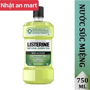 Nước Súc Miệng Trà Xanh Listerine Natural Green Tea (750ml)