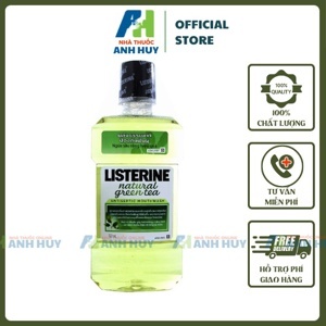 Nước Súc Miệng Trà Xanh Listerine Natural Green Tea (750ml)