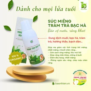 Nước súc miệng tràm trà bạc hà