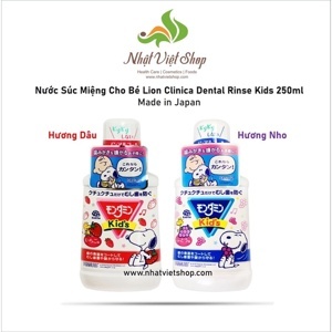 Nước súc miệng trẻ em Clinica Dental Rinse Kids Lion 250ml