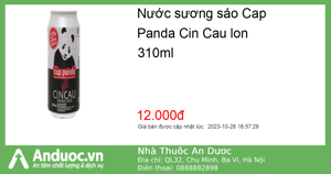 Nước sương sáo Cap Panda 310ml