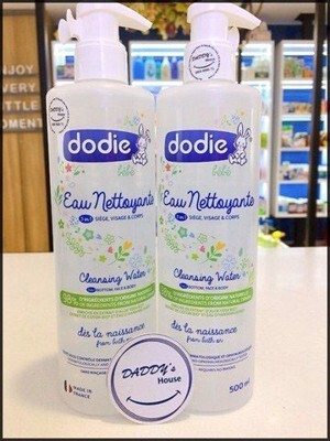 Nước tắm khô hữu cơ Dodie 3 trong 1 500ml