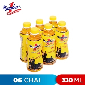 Nước tăng lực Number1 - Thùng 24 chai 330ml