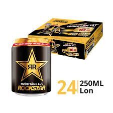 Nước tăng lực Rockstar lon 250ml