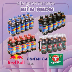 Nước tăng lực trâu xanh Carabao- lốc 6 lon x 250ml