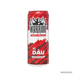 Nước tăng lực Warrior hương dâu - lon 325ml