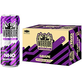 Nước tăng lực Warrior hương nho - 330ml