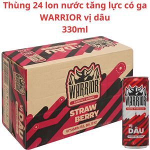 Nước tăng lực Warrior Strawberry 325ml (Thùng 24 lon)