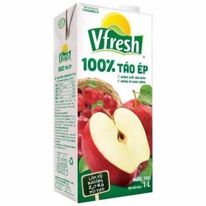 Nước táo ép Vfresh hộp 1L