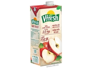 Nước táo ép Vfresh hộp 1L