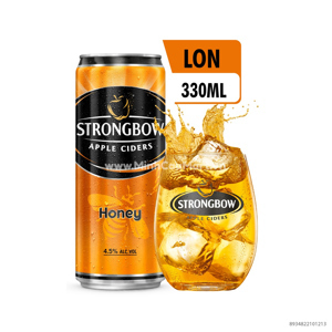 Nước táo lên men Strongbow hương mật ong chai 330ml