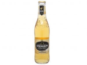 Nước táo lên men Strongbow hương mật ong chai 330ml