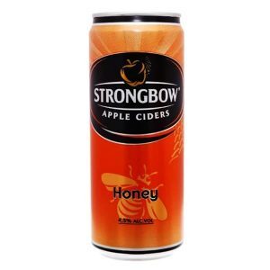 Nước táo lên men Strongbow vị mật ong - lon 330ml