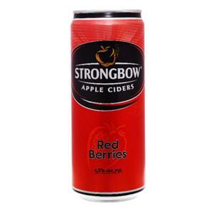 Nước táo lên men Strongbow vị dâu đỏ chai 330ml